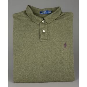 Polo Ralph Lauren Men's Polo Shirt Green XXL 190/108B Small Purple Pony